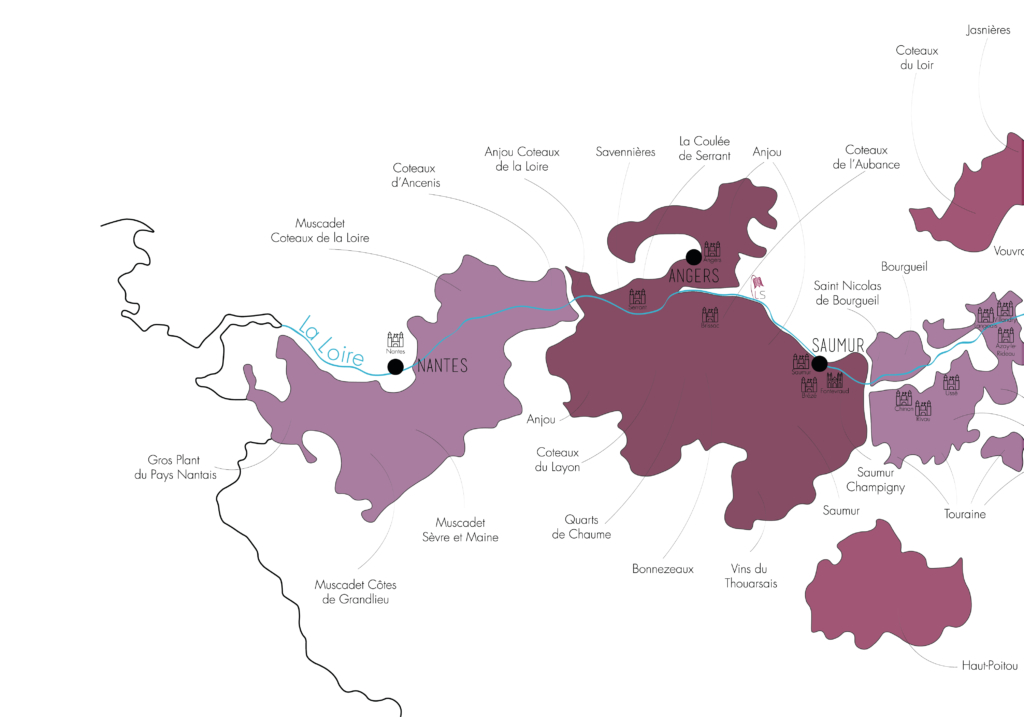 map loire valley