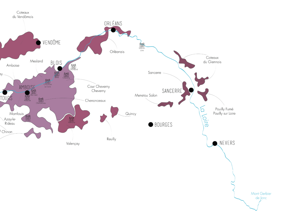 map loire valley