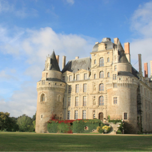 brissac castle vintage car