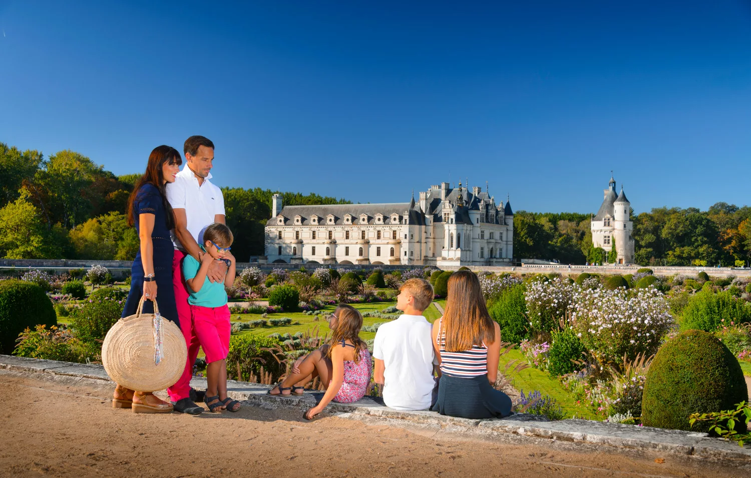 Loire Secrets - Chenonceau castle family holidays / Château de Chenonceau vacances en famille - ©ADT Touraine - Leonard de Serres