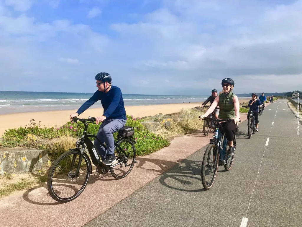 Loire Secrets - Private bike tour D-Day Landing Beaches / Excursion privative à vélo sur les plages du débarquement - ©Petite Reine Normandie