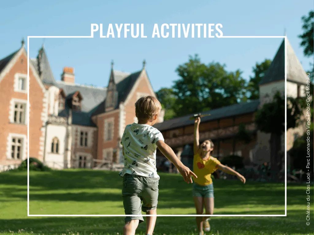Loire Secrets - Playful activities in Western France - © Château du Clos Lucé - Parc Leonardo da Vinci. Photo Cecil Mathieu